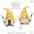 White Wine gnomes clipart. Drinking gnomes. Digital clipart png, сute characters
