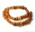 Raw amber beads necklace Gemstone Baltic amber jewelry choker