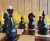 Soviet Kaliningrad made amberoid chess set vintage