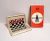Soviet Pocket Magnetic Chess.Vintage Travel chess Simza USSR