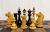 Vintage Soviet Wooden Chess. Russian Antique chess USSR