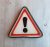 Caution road sign outdoor – Warning street traffic sign