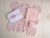 Pink newborn photo prop set : bonnet , headband, heart and blanket