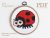 Ladybug cross stitch pattern