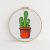 Cactus cross stitch pattern PDF. Plant cross stitch.