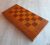 Big old wooden folding vintage chess board 44 mm cell