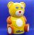 Bear Vintage Toy Pyramid Puzzle Roly Poly.Yellow Doll Nevalyashka