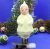 Soviet Vintage Christmas Toy Snow Maiden. Christmas glass Toy