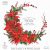 Merry Christmas Wreath Clip Art. Poinsettia. Digital Clipart
