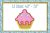 Cupcake Banner ITH Embroidery Design