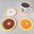 Crochet coaster pattern simple – fun donut coaster set of 4