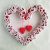 Crochet Valentine wreath pattern – Crochet heart easy