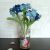 Crochet bouquet flowers forget-me-nots. Flowers gift.