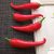 1 Hot pepper pin Red lapel jewelry Small vegetable gift