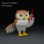 Template OWL TEACHER, PDF format A4, model height 40 cm, DIY origami