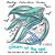 Dream of the sea embroidery design
