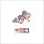 Cross stitch pattern independence day 4th of July