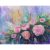 Roses interior painting 16*23 inch floral oil art by Yalozik