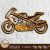 MOTO Laser Cut Wooden Wall Art For Bikers, Motorcycle SVG