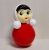 Vintage Soviet Red Doll Roly Poly. Musical Doll Anime