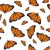 SEAMLESS BUTTERFLY PATTERN for clothes, bags, fabrics, posters