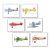 Airplane decor nursery Vintage plane prints watercolor Set of six prints