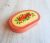 Sandwich box vintage – floral Soviet plastic cold food container pink beige