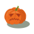 Halloween pumpkin illustration.