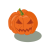 Halloween pumpkin illustration.
