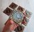 Soviet vintage address number plate 4 – apartment door number sign decorative