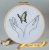 Green butterfly digital pattern nand embroidery DIY