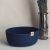 Small dark blue rope basket bowl for kitchen