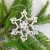 Crochet Christmas snowflake patterns – Snowflake ornament small