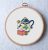 Teapot Cross Stitch Pattern, Tea Time cross stitch