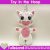 Unicorn toy Stuffed ITH pattern Machine embroidery design