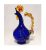 Vintage Glass Handmade Decanter for Wine. Decanter Cockerel