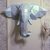 Template elephant head, PDF format A4, model height 50 cm,DIY origami