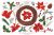 Сhristmas wreath clipart. Hand Painted