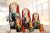 Russian Wooden Doll Matryoshka Christmas.Nesting Doll 7 pes.