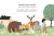 cute woodland animals clipart, girl in forest illustrations