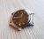 Vostok khaki dial mens watch vintage – Soviet wind up small wrist watch USSR