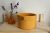 Yellow soft rope basket for home decor and storage