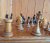 Soviet old wooden chess set 1960s – vintage chess USSR