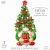 Christmas tree gnome, digital clip art. Christmas clipart PNG