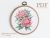 Flowers peonies cross stitch pattern