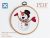 Snowman cross stitch pattern