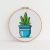 Plant cross stitch pattern PDF. Succulent cross stitch.