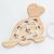 Wooden lacing dino