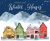 Watercolor Holiday Clipart. Christmas village clipart