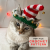 Elf cat hat, Santa cat hat, Easy crochet patterns 3 hats